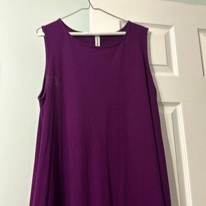 Zenana Premium 1X Sleeveless Dress